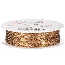 Itens Cordão decorativo brilhante em rolo para artesanato e decoração, 3 mm de espessura, 20 m de comprimento.