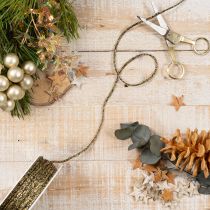 Itens Cordão brilhante para embrulho de presentes e decoração, 3mm, 20m