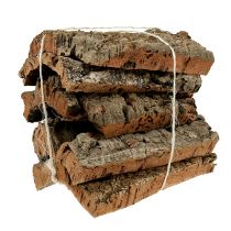 Itens Conjunto de 5 peças de casca de cortiça natural para artesanato e decoração, 30x20cm