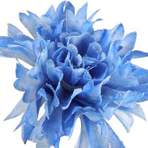 Itens Centáureas artificiais azuis flores artificiais verão 85cm 3 unidades