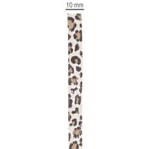 Itens Fita de presente com estampa de leopardo para decoração criativa, fita para enrolar, 10 mm, 100 m