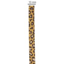 Itens Fita encaracolada, estampa de leopardo, fita para embrulho criativo de presentes, 10 mm, 100 m