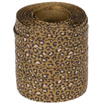 Itens Fita encaracolada, estampa de leopardo, fita para embrulho criativo de presentes, 10 mm, 100 m