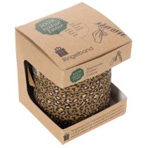 Itens Fita encaracolada, estampa de leopardo, fita para embrulho criativo de presentes, 10 mm, 100 m