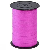 Fita para presente com Glitter Magnetico Metálico Rosa 10mm 100m