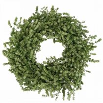 Guirlanda de natal guirlanda verde flores secas linho Ø34cm