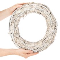 Itens Guirlanda de galhos para porta, decoração grande de 40 cm