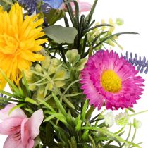 Itens Guirlanda artificial de flores de primavera para decoração de porta de entrada, 30 cm