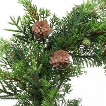 Coroa de natal com cones Coroa do advento artificial Ø40cm