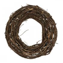 Guirlanda de videira Ø35cm natural grinalda decorativa marrom