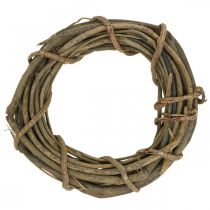 Coroa decorativa feita de ramos naturais Ø35cm
