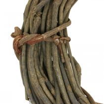 Grinalda decorativa feita de ramos naturais de Ø40cm grinalda natural