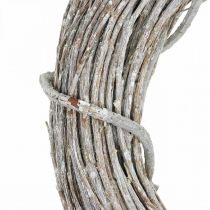 Grinalda Deco grinalda natural caiada de branco grinalda da porta Shabby Chic Ø42cm