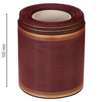 Itens Fita guirlanda bordalesa 100mm moiré tafetá decoração de casamento