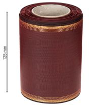 Itens Fita guirlanda Bordeaux Moiré Fita decorativa 125mm