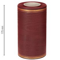 Itens Fita decorativa em formato de coroa de louros com borda dourada, 175 mm,