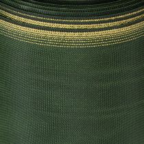 Itens Fita para guirlanda em moiré, 150 mm, verde-escura com borda em pérola dourada, trama tafetá, rolo de 25 m para decoração e arranjos.