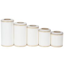 Itens Fita branca moiré para coroa de flores com borda de pérolas douradas, fita floral para funerais, impermeável e ecológica.