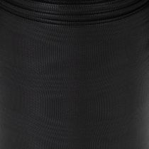 Itens Fita preta para guirlanda, 100 mm, 25 m - fita de luto, fita para laço, fita decorativa, artigos para floricultura