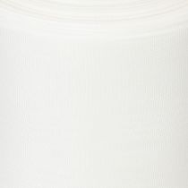 Itens Fita branca para guirlanda, de alta qualidade, 75 mm x 25 m - fita decorativa para arranjos florais e serviços funerários, ideal para impressão.