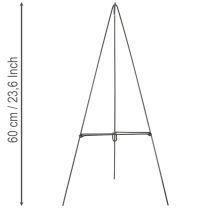 Itens Suporte para coroa de flores verde-escuro – para coroas menores com até 50 cm de diâmetro.