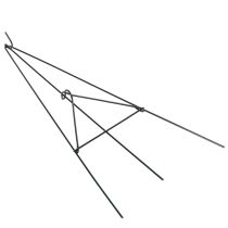Itens Suporte para coroa de flores verde-escuro – para coroas menores com até 50 cm de diâmetro.