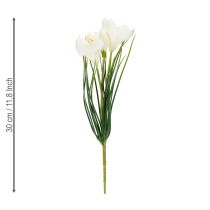 Itens Crocus decorativo como planta artificial para um design primaveril atemporal, 30 cm, 6 peças