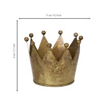 Itens Coroa decorativa para decoração de mesa e Natal, 11 cm