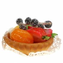 Tarte tangerina artificial Ø8cm