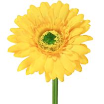 Itens Flores Artificiais Gerbera Sol Amarelo Flor de Jardim 47cm