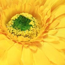 Itens Flores Artificiais Gerbera Sol Amarelo Flor de Jardim 47cm