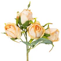 Itens Buquê de rosas artificiais, decoração realista para salas de estar, 31 cm, 3 peças.