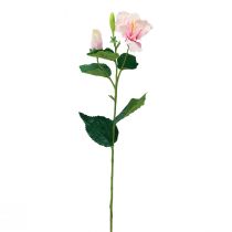 Itens Flores Artificiais Hibisco Rosa 62cm
