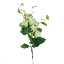 Itens Petúnia flores artificiais de jardim brancas 85 cm