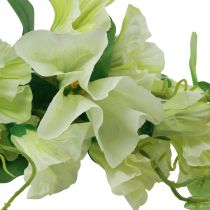 Itens Petúnia flores artificiais de jardim brancas 85 cm