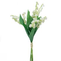 Itens Decoração artificial de flores de prado de lírio do vale 34 cm 3 unidades