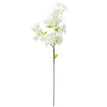 Itens Ramo Lilás Artificial Flores Brancas L95cm