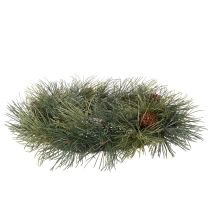 Itens Coroa artificial de ramos de pinheiro com pinhas, 60 cm