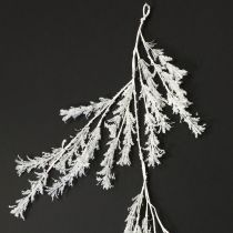 Itens Decoração artificial de galhos de inverno, decoração de inverno geada, branco 124cm