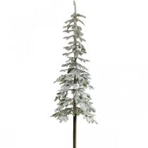 Itens Árvore de Natal artificial fina decoração de inverno nevado H180cm