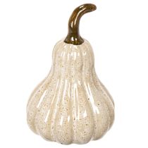 Itens Abóbora decorativa de cerâmica, decoração de mesa outonal, 12 cm