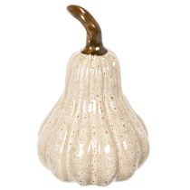 Itens Abóbora decorativa de cerâmica, decoração de mesa outonal, 12 cm