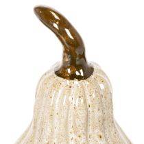 Itens Abóbora decorativa de cerâmica, decoração de mesa outonal, 12 cm