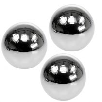 Itens Decoração de bolas de aço inoxidável Ø8cm 6pcs