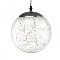 Bola LED grande dentro e fora Ø20cm claro 80L branco quente
