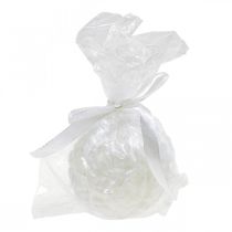 Itens Vela esférica com motivo de rosa para decoração romântica e ocasiões especiais.