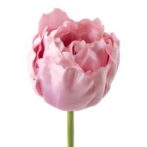 Itens Flores artificiais tulipas preenchidas com rosa velha 84 cm - 85 cm 3 unidades