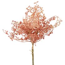 Decoração de flores artificiais, ramos decorativos, decoração de ramos rosa 44 cm 3 unidades