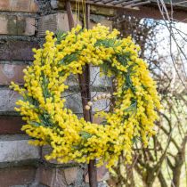 Planta artificial, acácia prateada, amarelo deco mimosa, 39cm 3uds