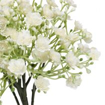 Gypsophila flores artificiais Gypsophila branco L30cm 6pcs em cacho